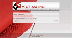 Desktop Screenshot of maler-gothe.de